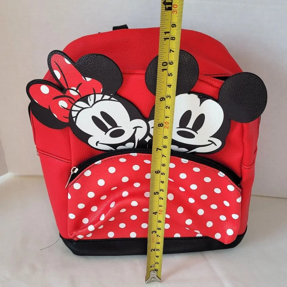Disney Mickey Minnie Mouse Mini Backpack NWT Red